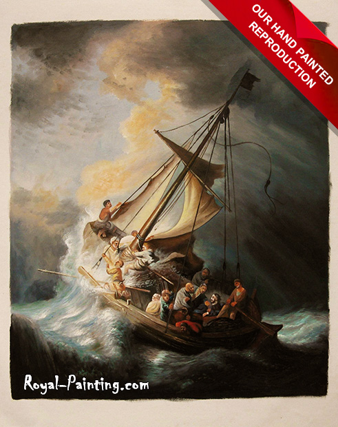 Rembrandt oil painting : Nautical,Landscapes